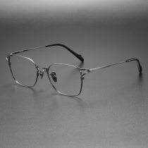 Square Titanium Eyeglasses LE1021_Gunmetal