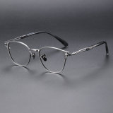 Titanium Eyeglasses LE1002_Gunmetal - Silver