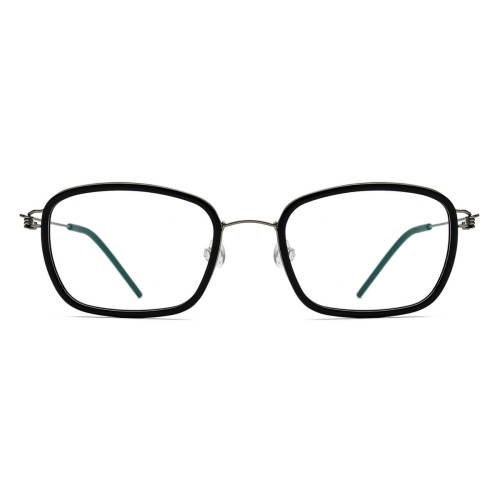 Acetate & Metal Eyeglasses LE0662_Black