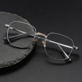 Titanium Eyeglasses LE1006_Silver - Gold