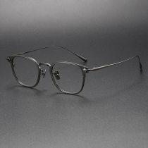 Titanium Eyeglasses LE1005_Gunmetal Titanium Eyeglasses LE1005_Gunmetal