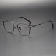 Square Titanium Eyeglasses LE1021_Black - Gunmetal