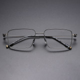 Square Titanium Eyeglasses LE1015_Black