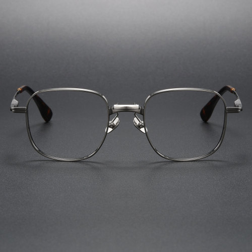 Titanium Eyeglasses LE1006_Gunmetal - Silver