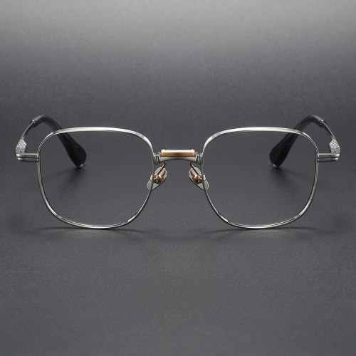 Titanium Eyeglasses LE1006_Silver - Gold