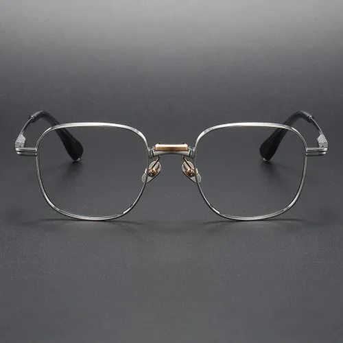 Titanium Eyeglasses LE1006_Silver - Gold