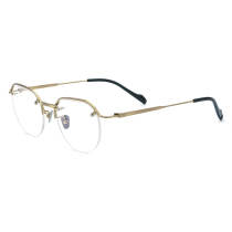 Titanium Eyeglasses LE0680_Gold