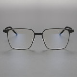 Square Titanium Eyeglasses LE1014_Black