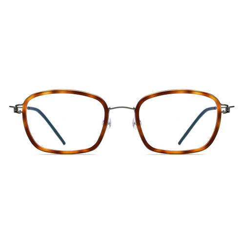 Acetate & Metal Eyeglasses LE0662_Tortoise Shell