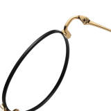 Oval Titanium Eyeglasses LE0041_Black - Gold