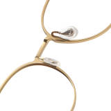 Titanium Eyeglasses LE1010_Brown - Gold