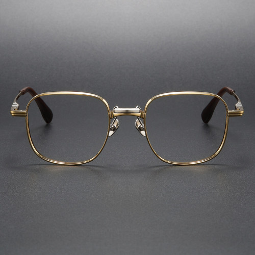 Titanium Eyeglasses LE1006_Gold - Silver