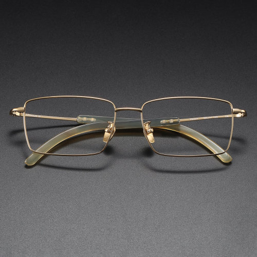 Titanium Eyeglasses LE1017_Gold