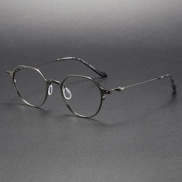 Titanium Eyeglasses LE1008_Gunmetal