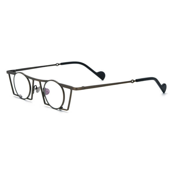 Titanium Eyeglasses LE0601_Brown