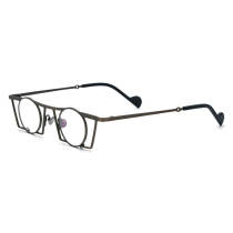 Titanium Eyeglasses LE0601_Brown Titanium Eyeglasses LE0601_Brown