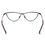 Titanium Eyeglasses LE0599_Frosted Red - Green