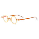 Acetate Eyeglasses LE0642_Transparent Yellow