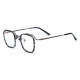 Square Titanium Eyeglasses Frame LE0593_Gray TortoiseShell