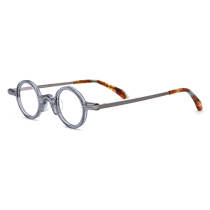 Acetate Eyeglasses LE0642_Transparent Gray