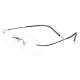 Titanium Rimless Eyeglasses LE0640_Black
