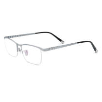 Pure Titanium Eyeglasses LE0515_Silver