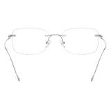 Pure Titanium Rimless Eyeglasses LE0517_Silver