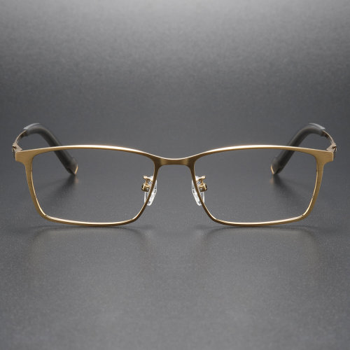 Titanium Eyeglasses LE0159_Gold