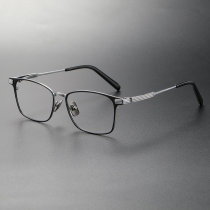 Titanium Eyeglasses LE0270_Black & Silver