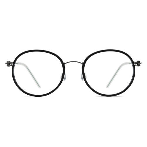 Acetate & Titanium Eyeglasses LE0532_Black