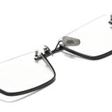 Half Rim Titanium Glasses Frame LE0316_Gunmetal