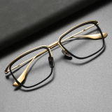 Titanium Eyeglasses LE0318_Black & Gold