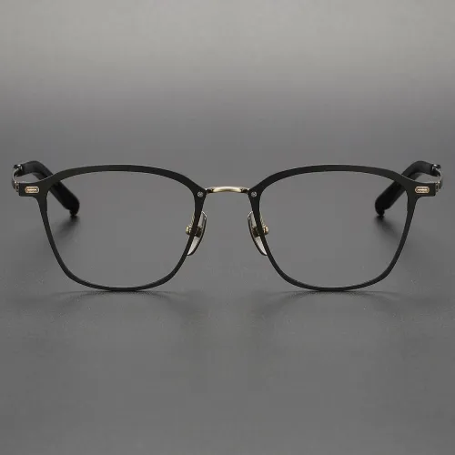 Titanium Eyeglasses LE0326_Black & Gold