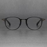 Titanium Eyeglasses LE0313_Black & Bronze