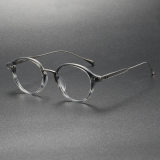 Acetate & Titanium Eyeglasses LE0314_Gray & Tortoise (XJ)