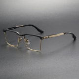 Titanium Eyeglasses LE0323_Black & Gold