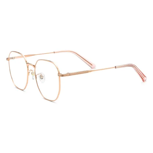Pure Titanium Eyeglasses LE0513_Rose Gold