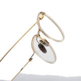 Titanium Eyeglasses LE0321_Clear & Gold