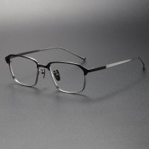 Titanium Eyeglasses LE0311_Black & Silver