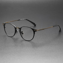 Titanium Eyeglasses LE0313_Black & Bronze