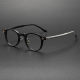 Acetate Eyeglasses LE0344_Black & Silver