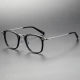 Acetate & Titanium Eyeglasses LE0341_Black & Silver