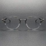 Acetate & Titanium Eyeglasses LE0314_Gray & Tortoise (XJ)