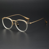 Titanium Eyeglasses LE0321_Clear & Gold