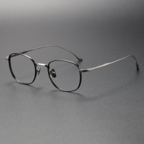 Titanium Eyeglasses LE0291_Black & Silver