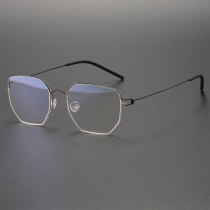 Titanium Eyeglasses LE0327_Black & Gold