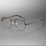 Titanium & TR Eyeglasses LE0260_Gunmetal & Tortoise