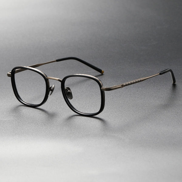 Titanium Eyeglasses LE0269_Black & Bronze