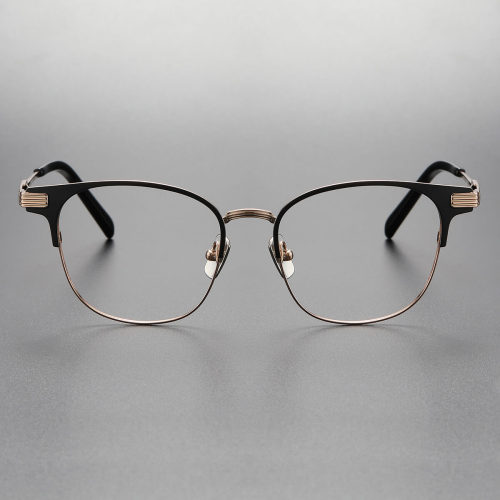 Titanium Eyeglasses LE0272_Black & Rose Gold