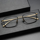 Titanium Eyeglasses LE0287_Black & Gold